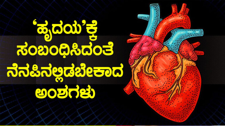 ‘ಹೃದಯ’ಕ್ಕೆ ಸಂಬಂಧಿಸಿದಂತೆ ನೆನಪಿನಲ್ಲಿಡಬೇಕಾದ ಅಂಶಗಳು